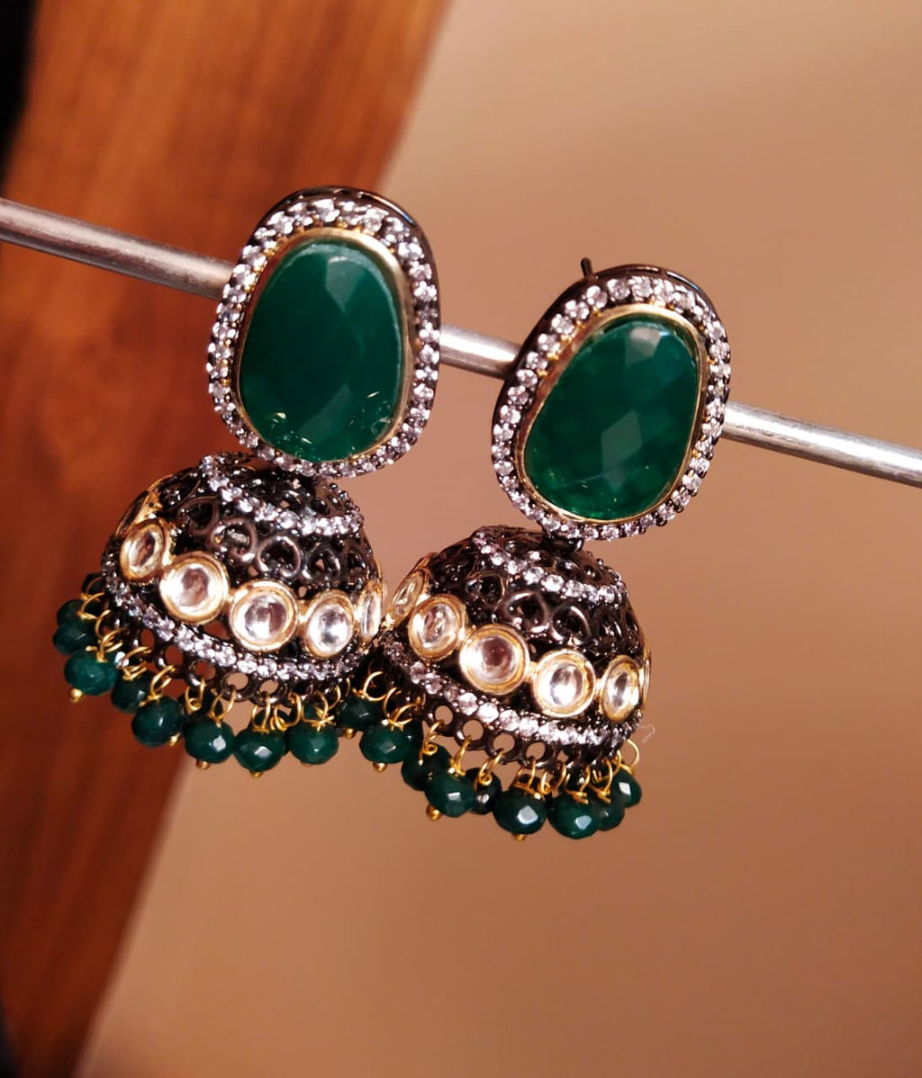 Victorian fusion jhumkas