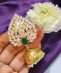 Indraja gaarus uncut diamond earrings