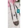Oxidised pendant black bead 18 inches neckchain