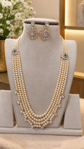 Gold look alike  Mossoinate Haram with earrings