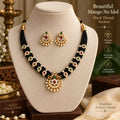Beautiful mango no idol Black thread neckset